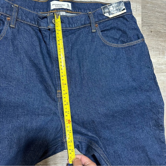 Abercrombie & Fitch The 90s Straight Ultra High Rise jeans Curve Love 34/18R - Picture 9 of 10